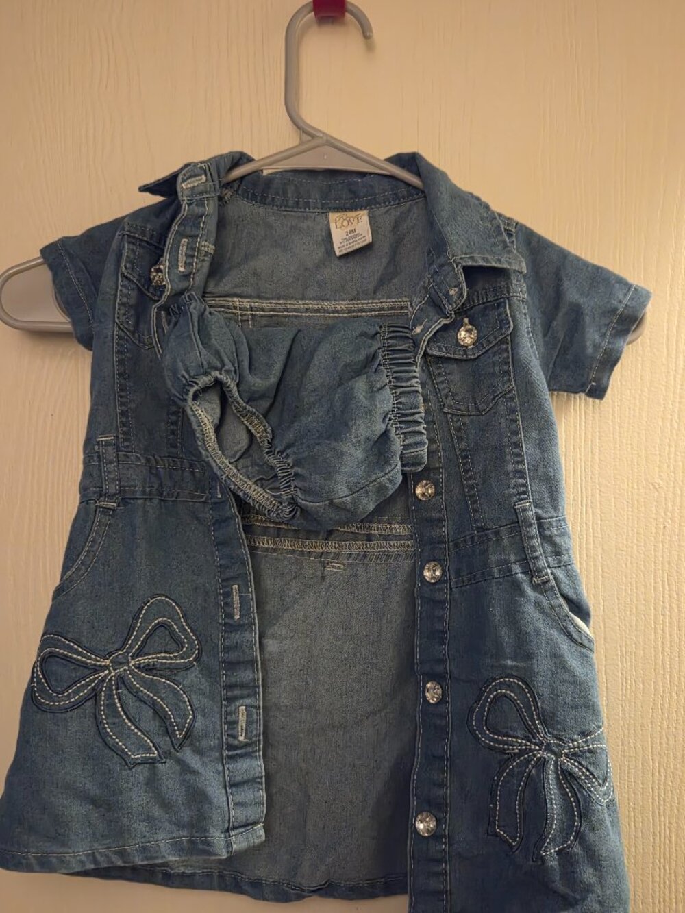 Denim dress